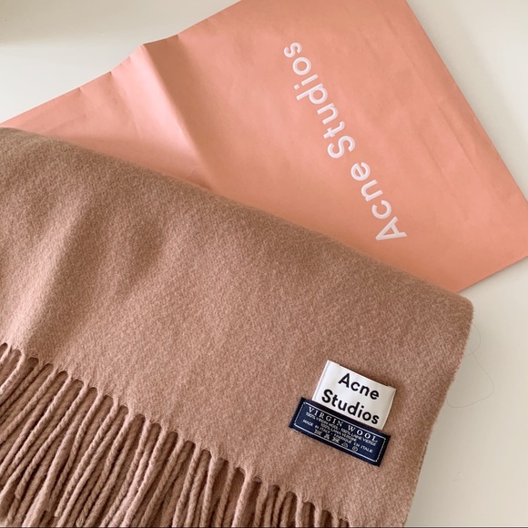 acne studios oversized scarf
